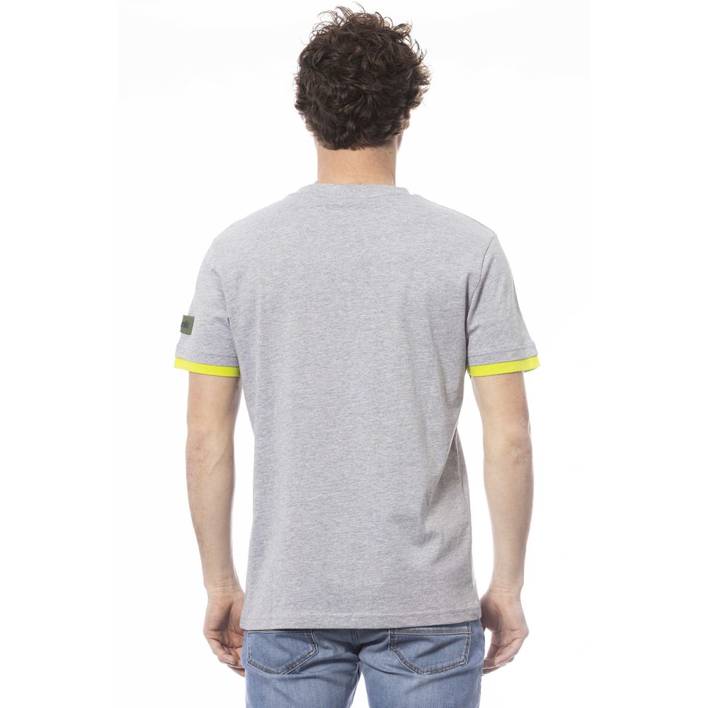 Camiseta de algodón gris Invicta para hombre