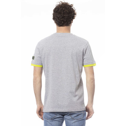 Camiseta de algodón gris Invicta para hombre