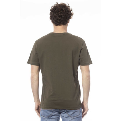 Camiseta de algodón verde Invicta para hombre