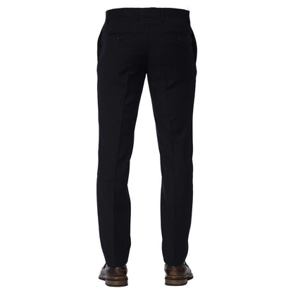 Trussardi Blue Wool Men Trouser