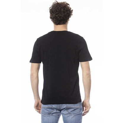 Camiseta deportiva de algodón negra para hombre de Ungaro