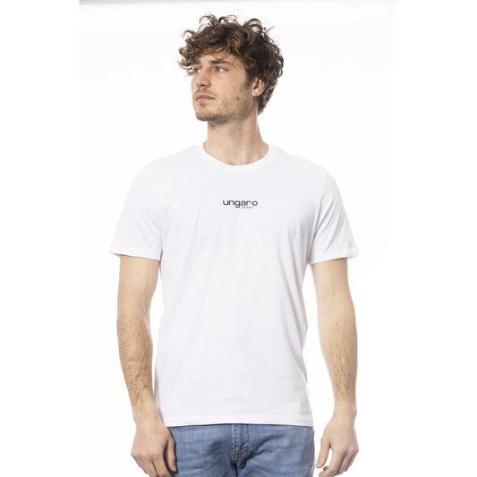 Camiseta de algodón blanca Ungaro Sport para hombre