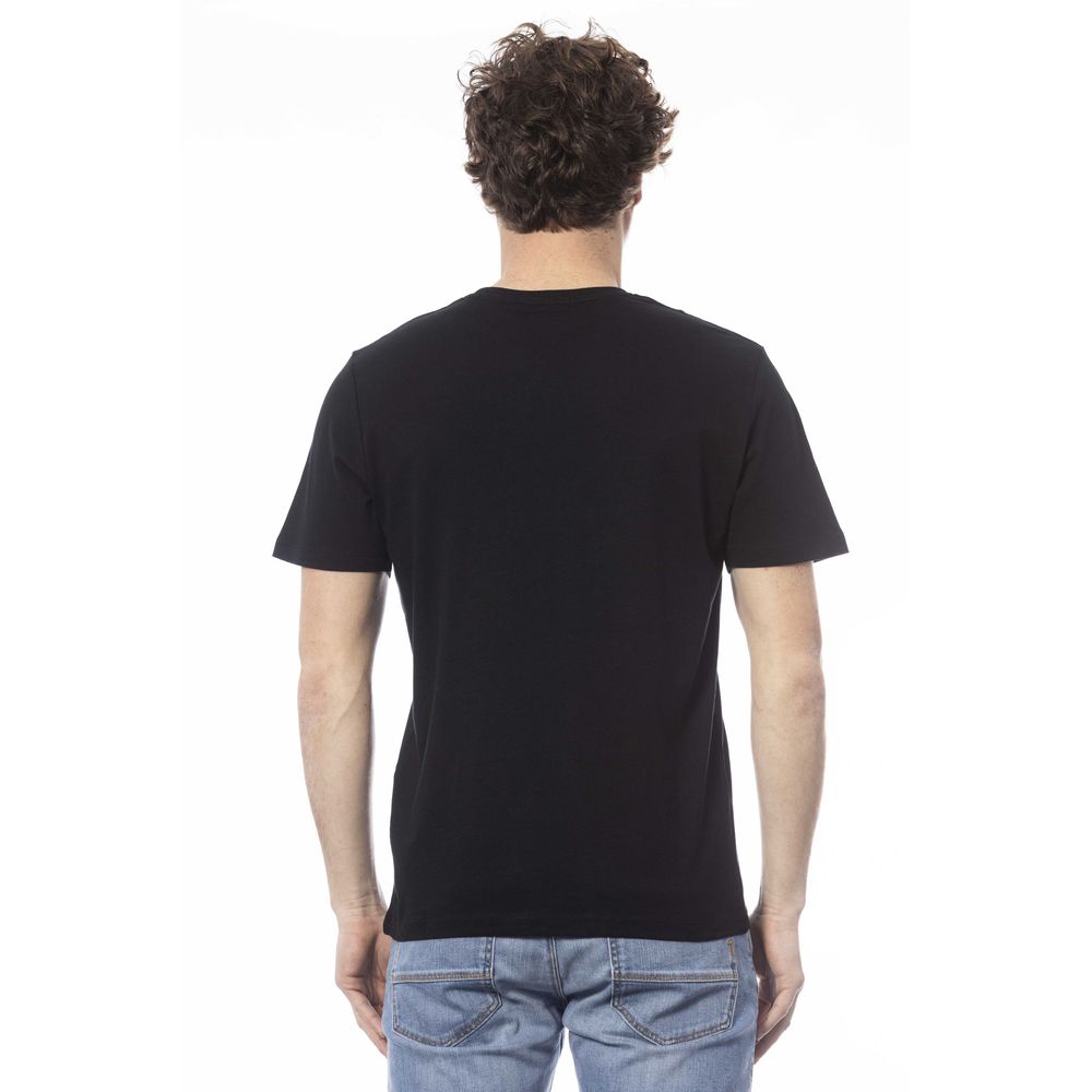 Camiseta deportiva de algodón negra para hombre de Ungaro