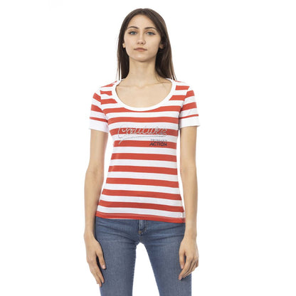 Top de algodón multicolor para mujer Trussardi Action