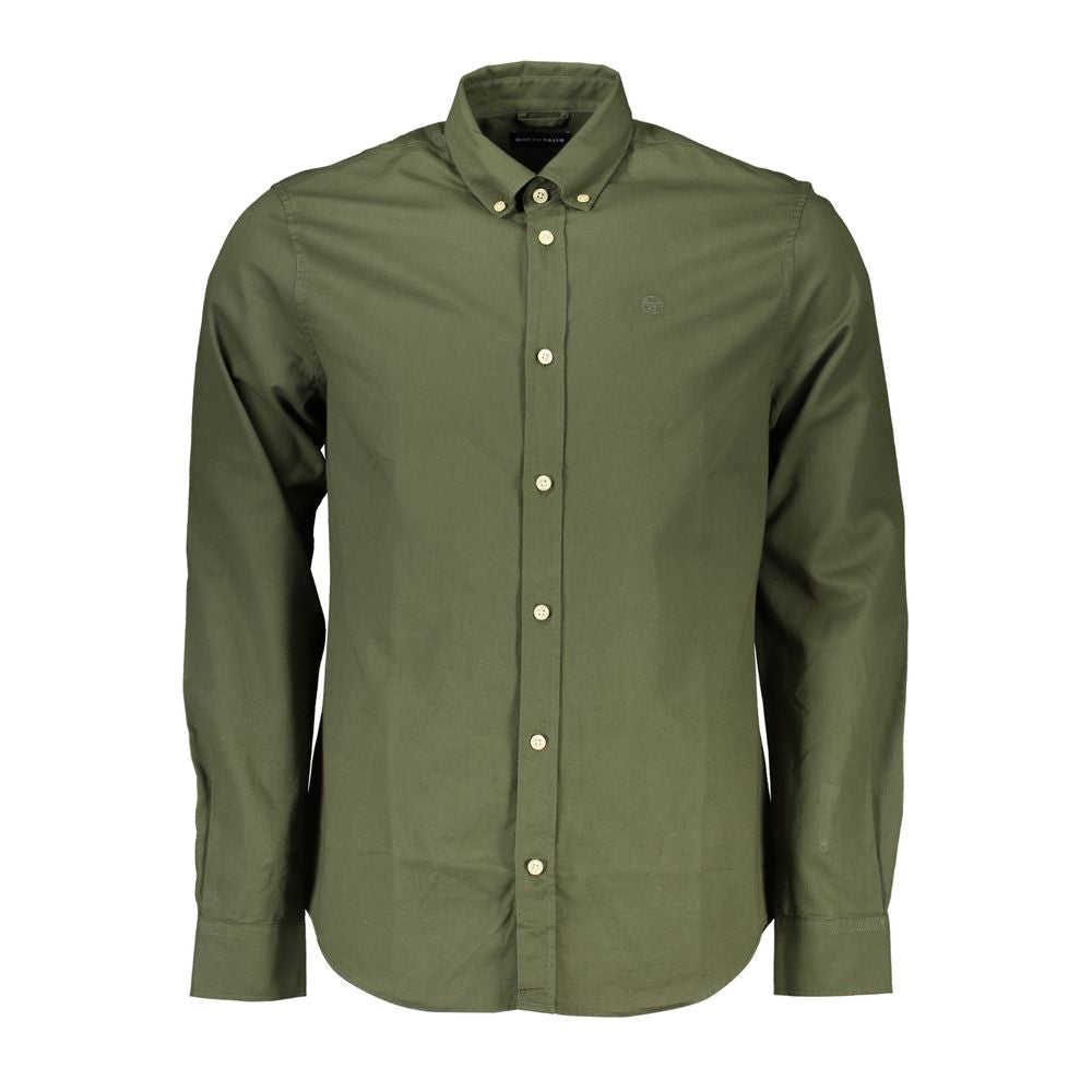 Camisa de algodón verde para hombre de North Sails