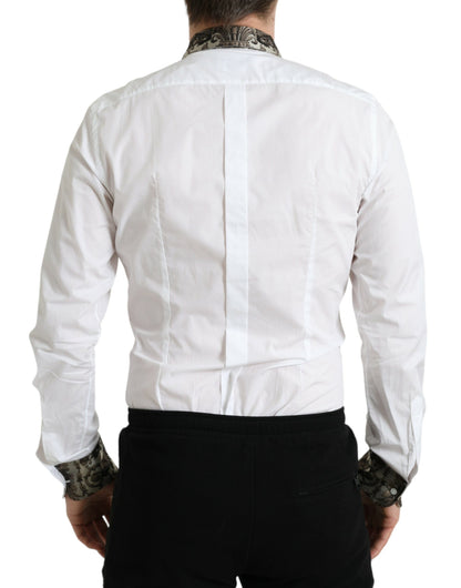 Dolce &amp; Gabbana Elegant Slim Fit French Cuff Dress Shirt