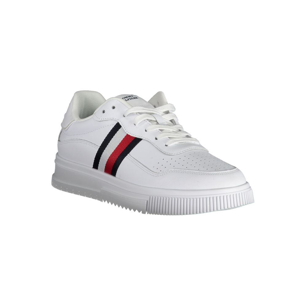 Zapatillas de deporte blancas de cuero para hombre de Tommy Hilfiger