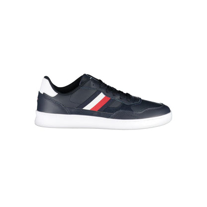 Tommy Hilfiger Blå Polyeten Sneaker för män