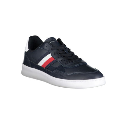 Tommy Hilfiger Blå Polyeten Sneaker för män