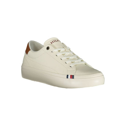 Tommy Hilfiger Vit Sneaker i polyeten för män