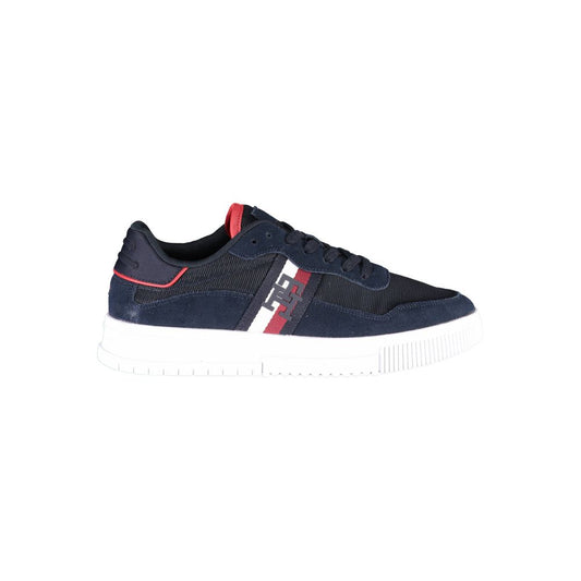 Tommy Hilfiger Blå Polyester Sneaker för män