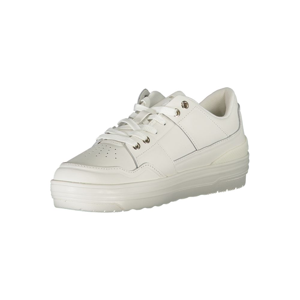 Tommy Hilfiger White Leather Women Sneaker