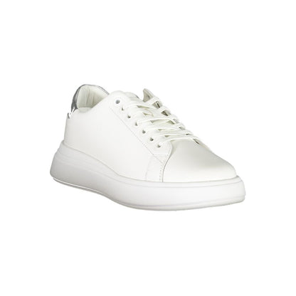 Zapatillas Calvin Klein Chic blancas con detalles en contraste