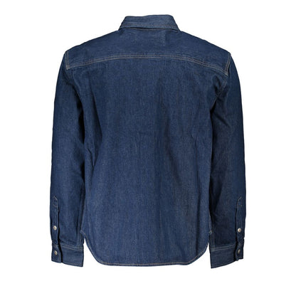 Calvin Klein Classic Blue Cotton Denim Jacka