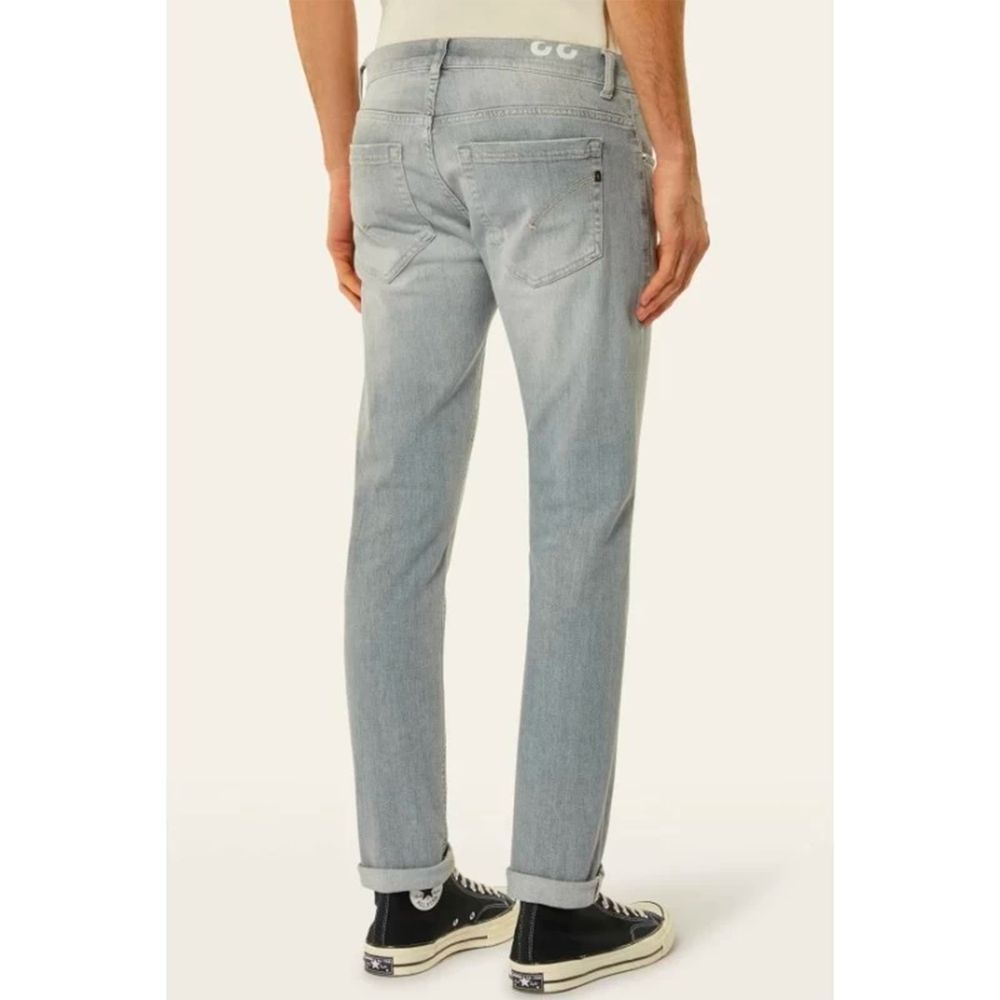 Dondup Sleek Stretch Grey Denim för män