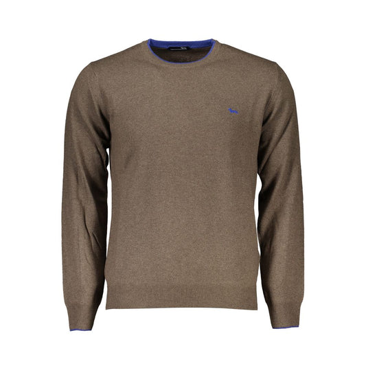 Harmont &amp; Blaine Elegant Crew Neck Tröja med kontrastdetaljer