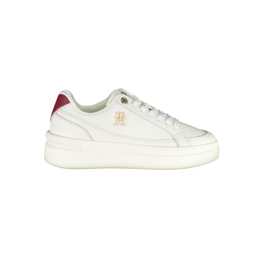 Tommy Hilfiger Chic kontrasterande sportiga sneakers med snörning