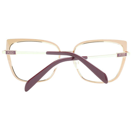 Emilio Pucci Gold Women Optical Frames