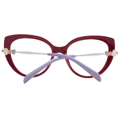 Emilio Pucci Red Women Optical Frames