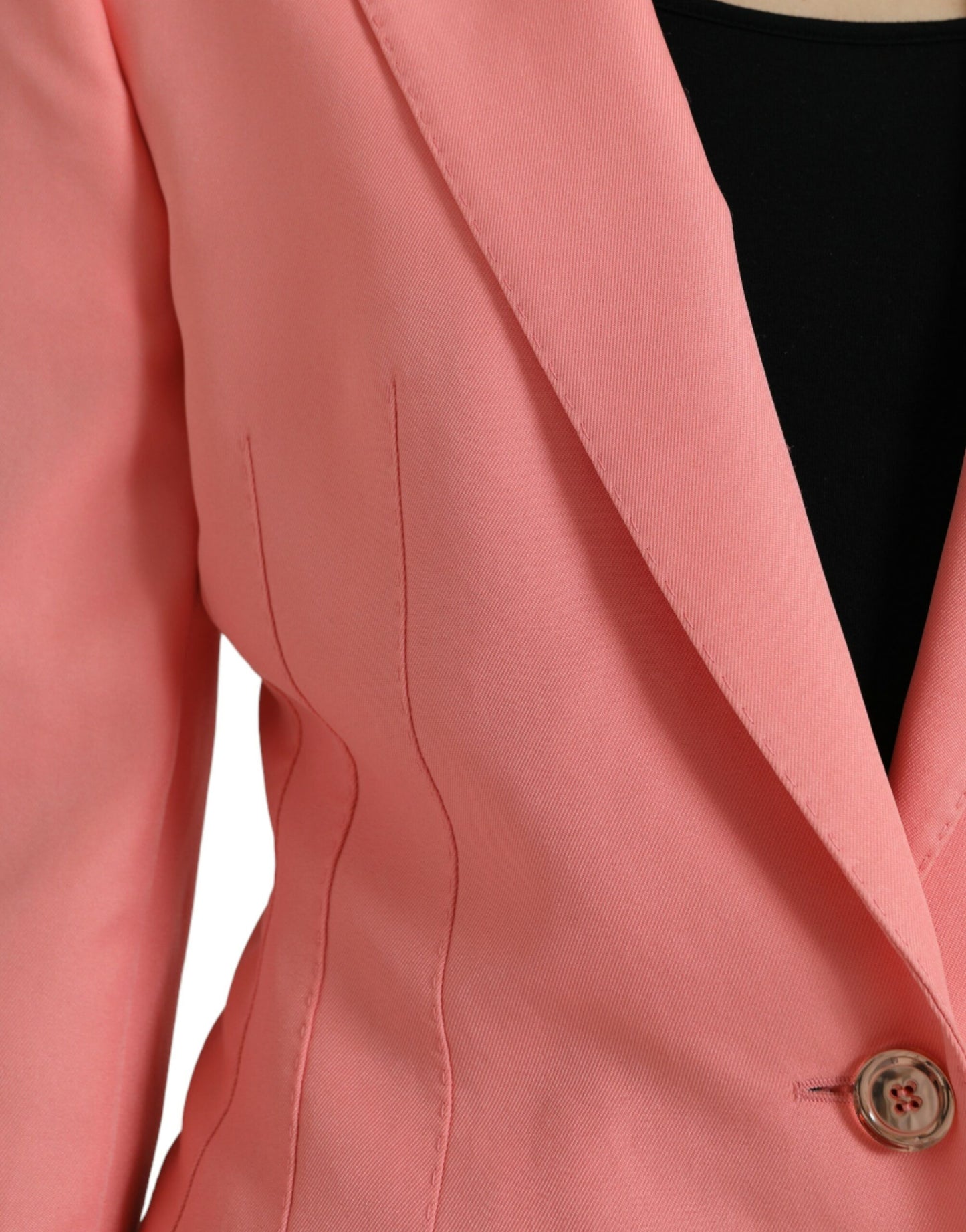 Blazer elegante con solapas de pico en color rosa de Dolce &amp; Gabbana