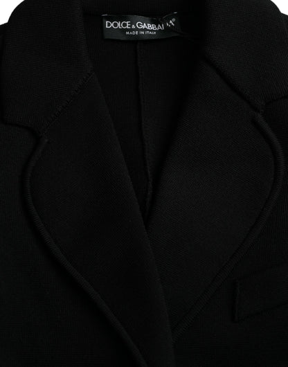 Dolce &amp; Gabbana elegant svart designerblazer för kvinnor