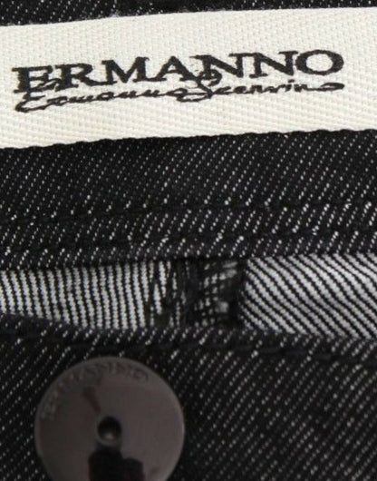 Ermanno Scervino Chic Black Skinny Jeans - Elegant &amp; Slim Fit