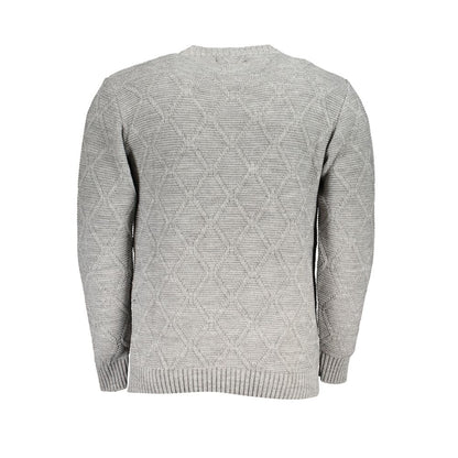 U.S. Grand Polo Gray Fabric Sweater