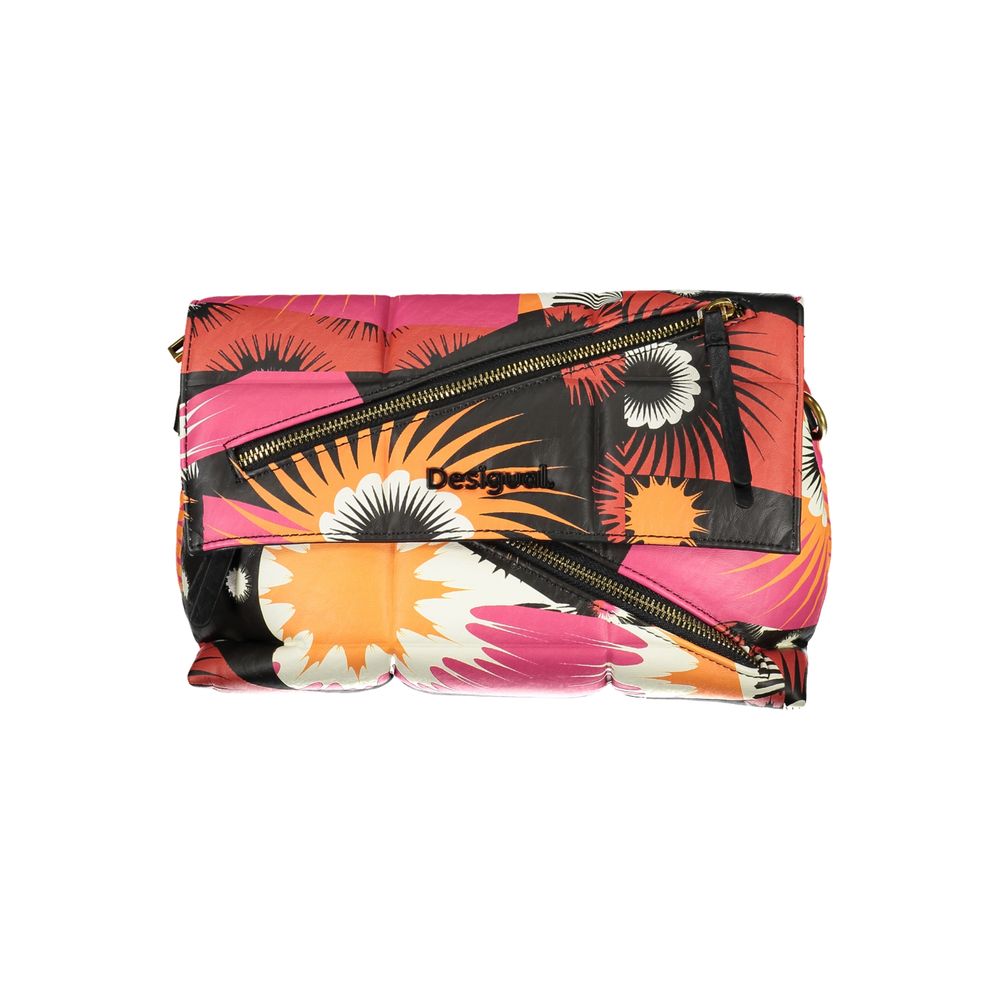 Bolso de mano de polietileno negro Desigual