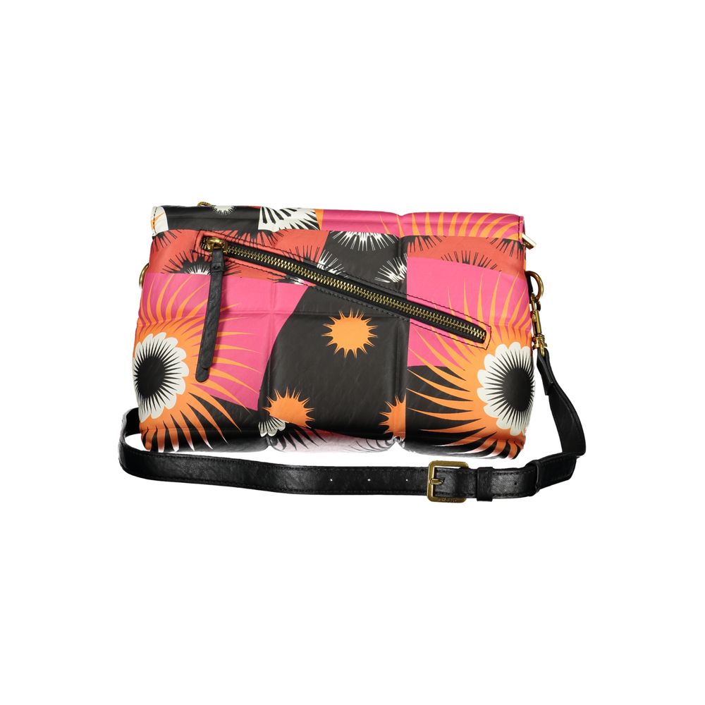 Bolso de mano de polietileno negro Desigual