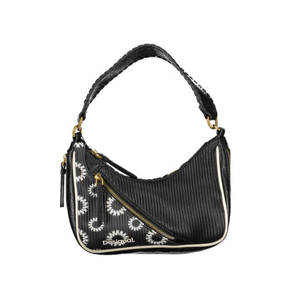 Bolso de mano de polietileno negro Desigual