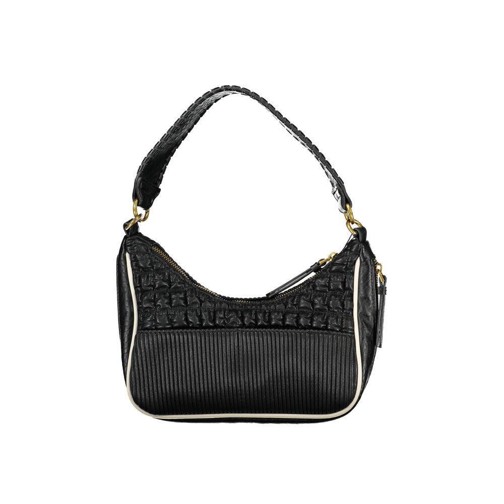 Bolso de mano de polietileno negro Desigual