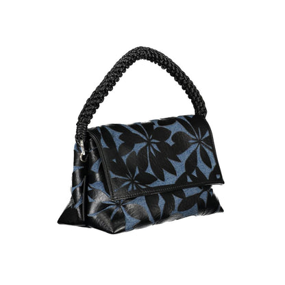 Bolso de mano de polietileno negro Desigual