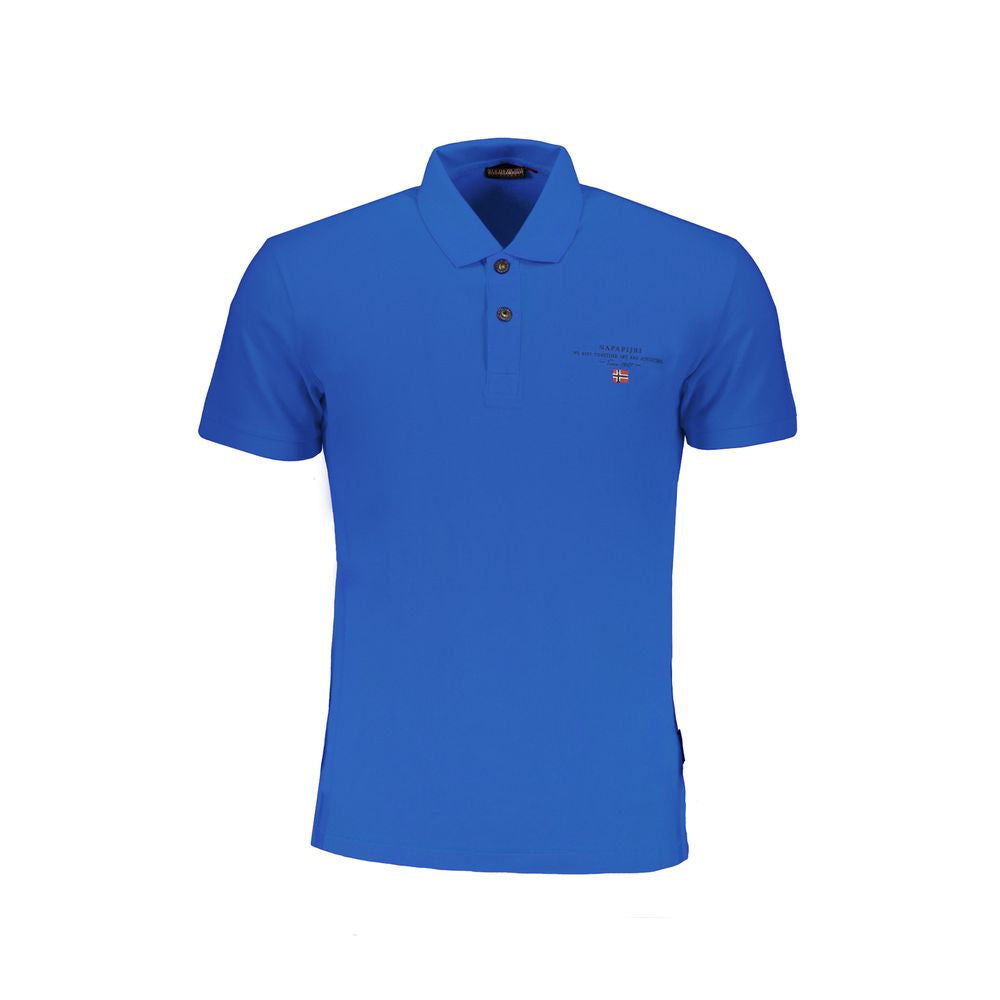 Polo de algodón azul de Napapijri