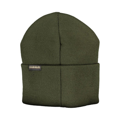 Gorros y gorras de acrílico verde de Napapijri