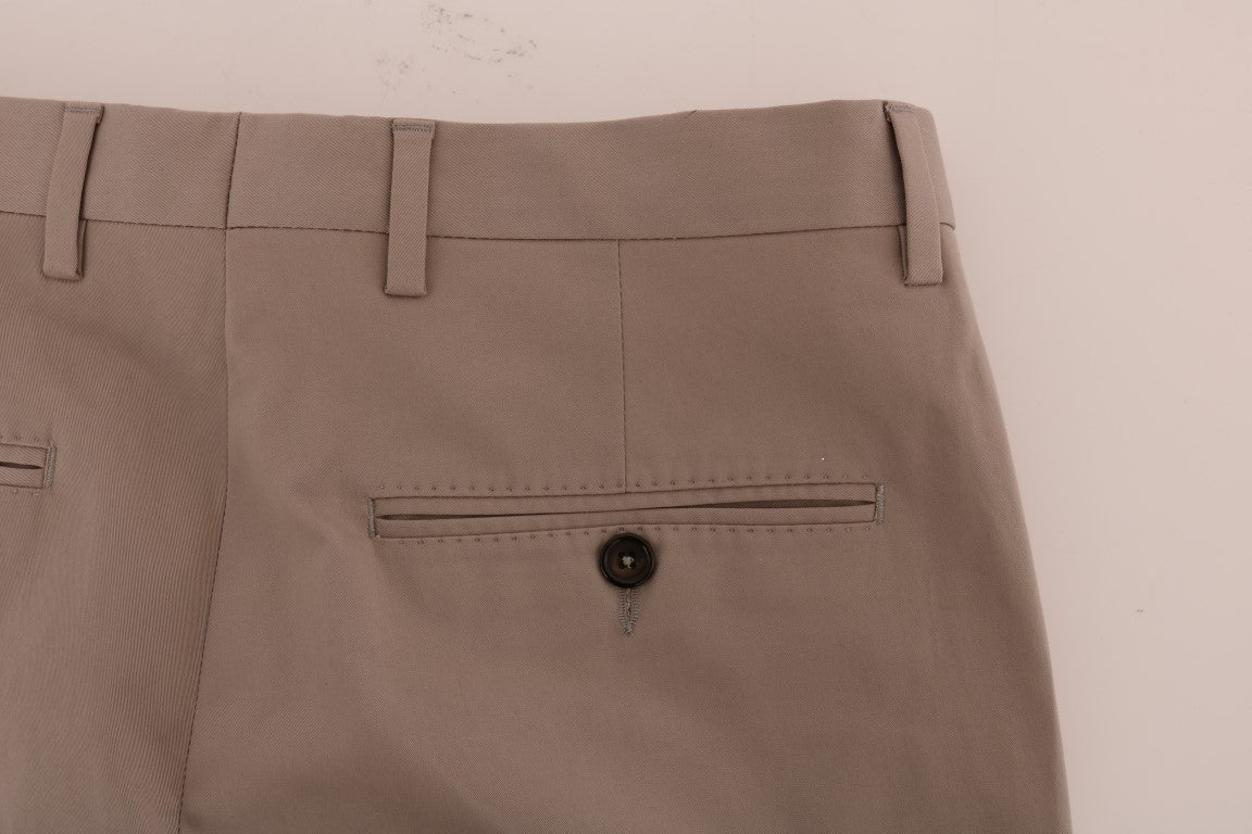 Pantalones casuales chinos beige elegantes de Dolce &amp; Gabbana