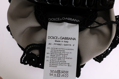 Dolce &amp; Gabbana Elegant blommig spets hårklo