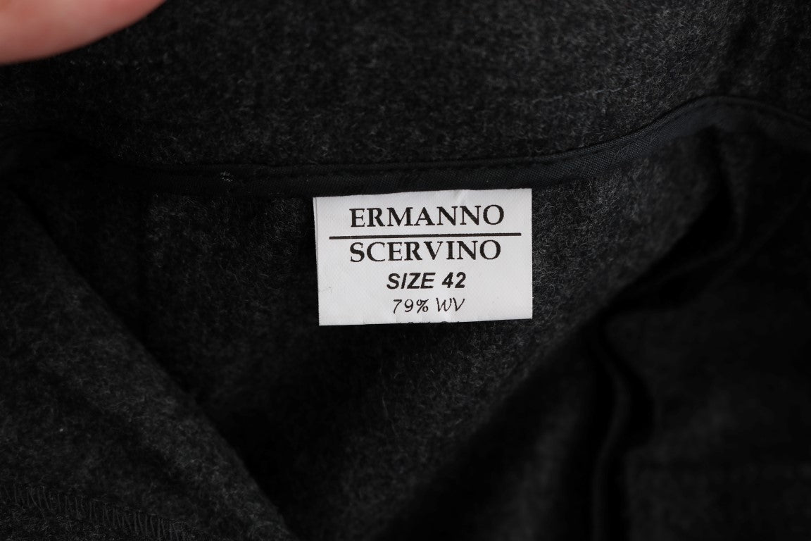 Ermanno Scervino Chic Pantalones pitillo informales grises