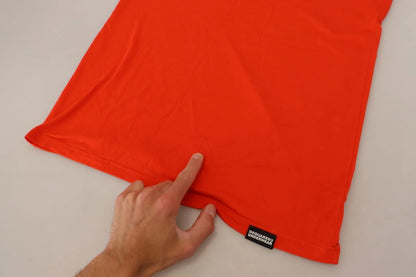 Dsquared² Orange Modal Short Sleeves Crewneck T-shirt