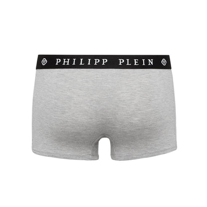 Philipp Plein Grå Bomull Herr Boxer Pack