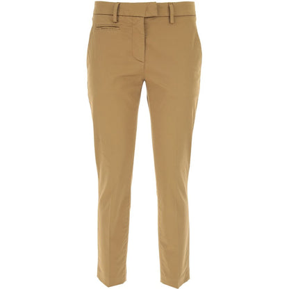 Dondup Brown Cotton Women's Trouser