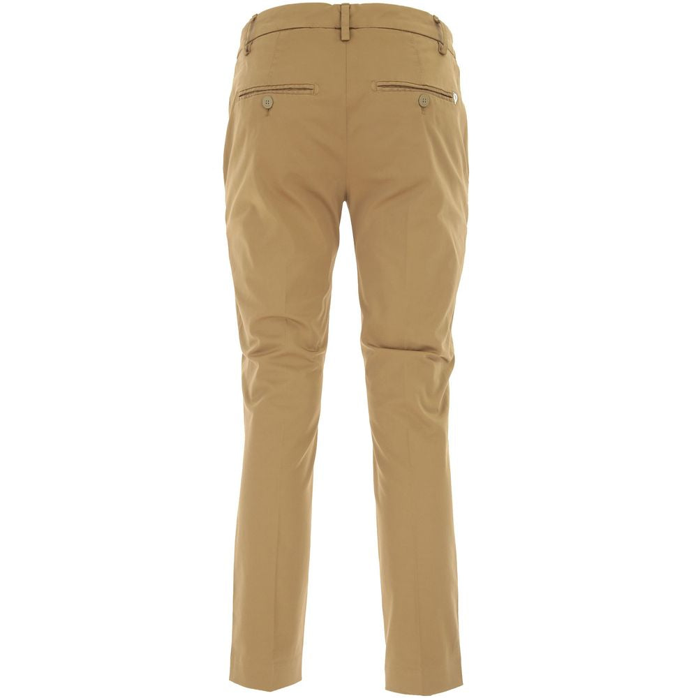 Dondup Brown Cotton Women's Trouser