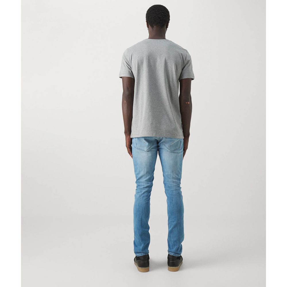 Dondup Sleek Light Blue Stretch Denim för män