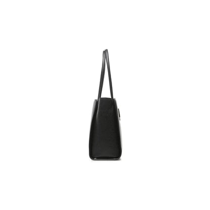 Bolso de mano Plein Sport Chic Ebony con detalle de logotipo plateado