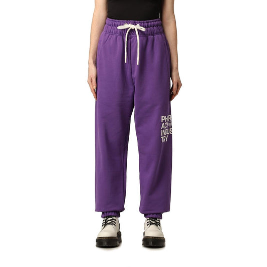 Pantalón de algodón morado para mujer de la industria farmacéutica