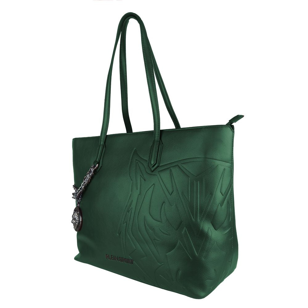 Bolso de hombro para mujer Plein Sport de polietileno verde