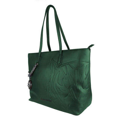 Bolso de hombro para mujer Plein Sport de polietileno verde