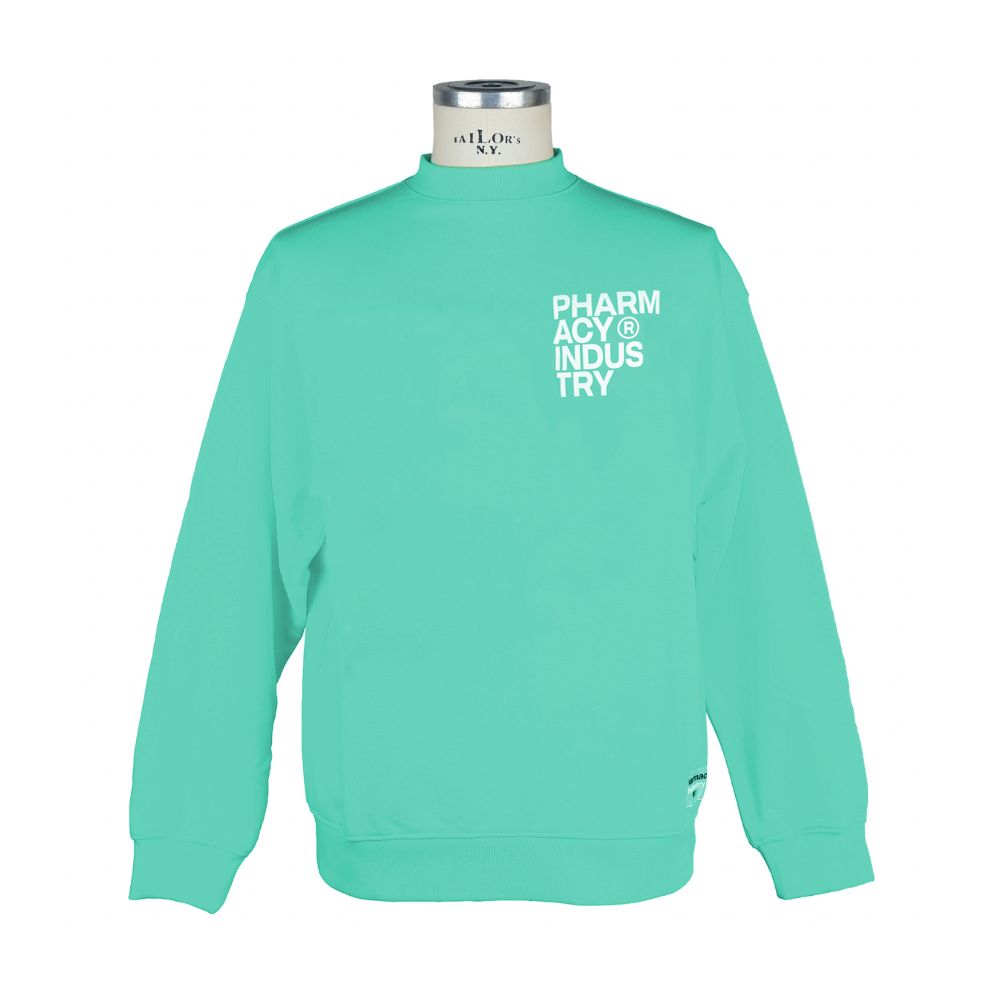 Apoteksindustrin Chic Green Logo Crewneck Sweatshirt