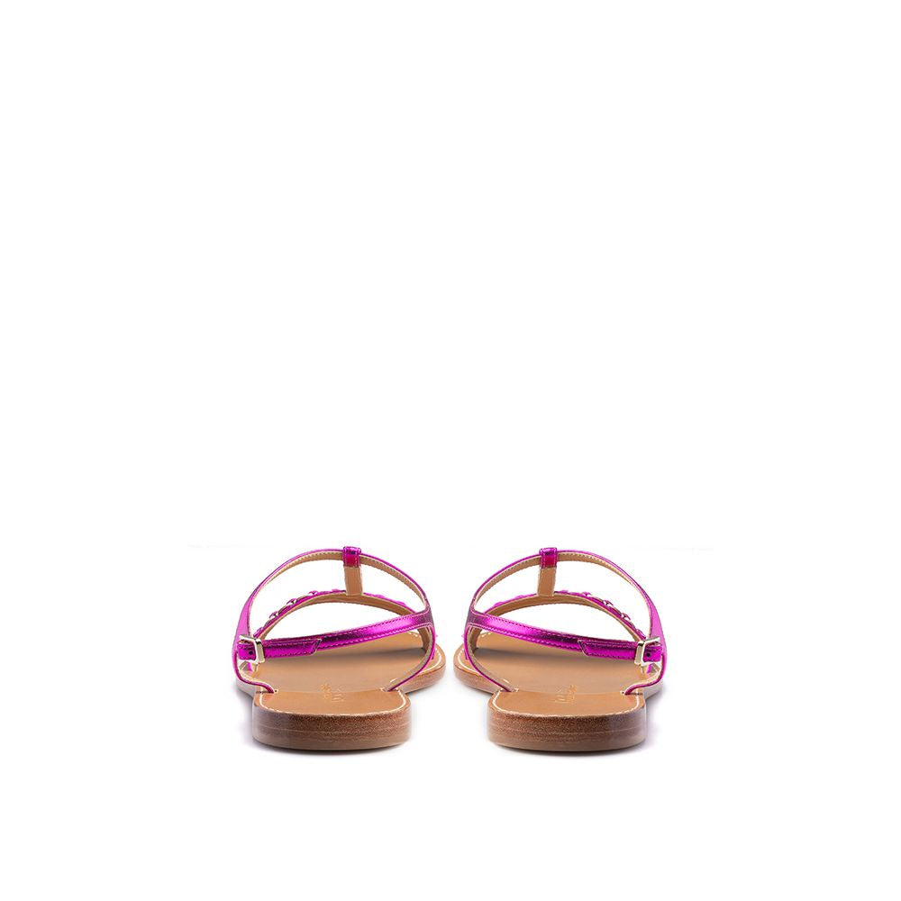 Salvatore Ferragamo Elegant Purple Summer Sandals