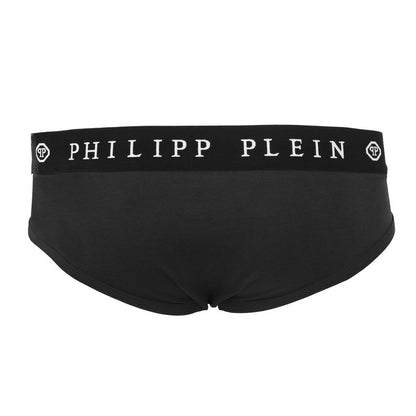 Philipp Plein Black Cotton Men Boxer Short Pack