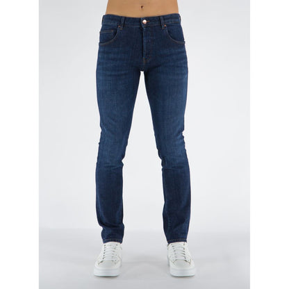 Don The Fuller Blue Cotton herrjeans